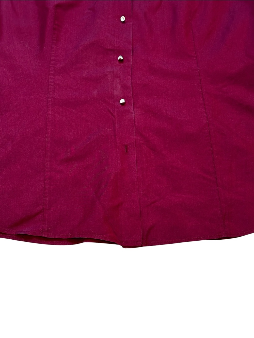 Vintage Express Cream Button-Up Shirt Y2K 90s Preppy Office Siren Academia - Picture 5 of 6
